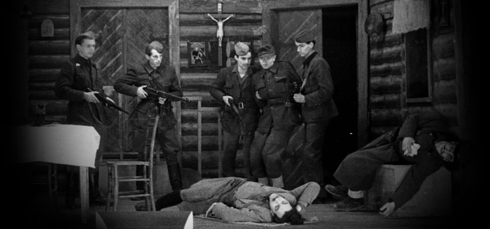 Premiera 13. septembra 1944 / Drama v treh dejanjih iz narodno osvobodilnega boja na slovenskem štajerskem / Krstna uprizoritev

Režiser Lojze Potokar
Scenografinja Alenka Gerlovič

Rutar, kmet in mlinar France Presetnik
Neža, njegova žena Ema Starc
Vida, njuna hči Majda Dobovišek / Vladoša Simčič
Ferlež, mlinarjev pomočnik Jože Gale
Lenka, kmečko dekle Draga Ahačič
Črešnik, bajtar in železničar Ivo Puhar/Dušan Mevlja
Mihol Jože Tiran
Dr. Mrož Stane Česnik
Partizanski komandir Nace Simončič

Inspicient Nace Simončič