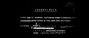 Premiera 26. marca 1944 / Krstna uprizoritev ob obletnici partizanske zmage v Jelenovem žlebu

Režiser Lojze Potokar
Scenograf Drago Vidmar

 

Anica, hribovsko dekle Ema Starc
Ščepec, njen ded Milan Košak
Martin, partizanski komandant France Presetnik
Mario, telegrafist Marjan Marinc
Francesco Zvone Sintič
Belogardist Maks Nosan
Partizan Stane Česnik
Prvi italijanski oficir Ivo Tavčar
Drugi italijanski oficir Nace Simončič

 
Šepetalka Majda Dobovišek

 